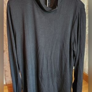 Black Long Sleeve Banana Republic Turtleneck Womens XL